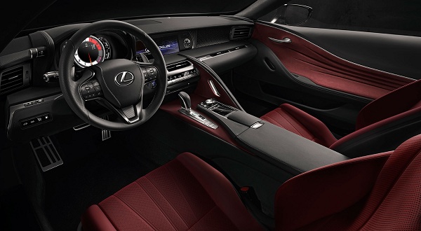 Interior Design of the 2017 Lexus LC & LC Hybrid