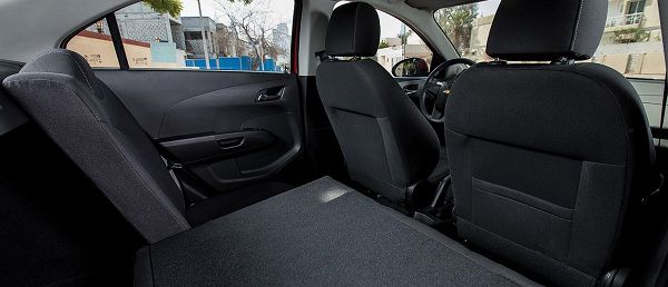 Interior of 2018 Chevrolet Aveo